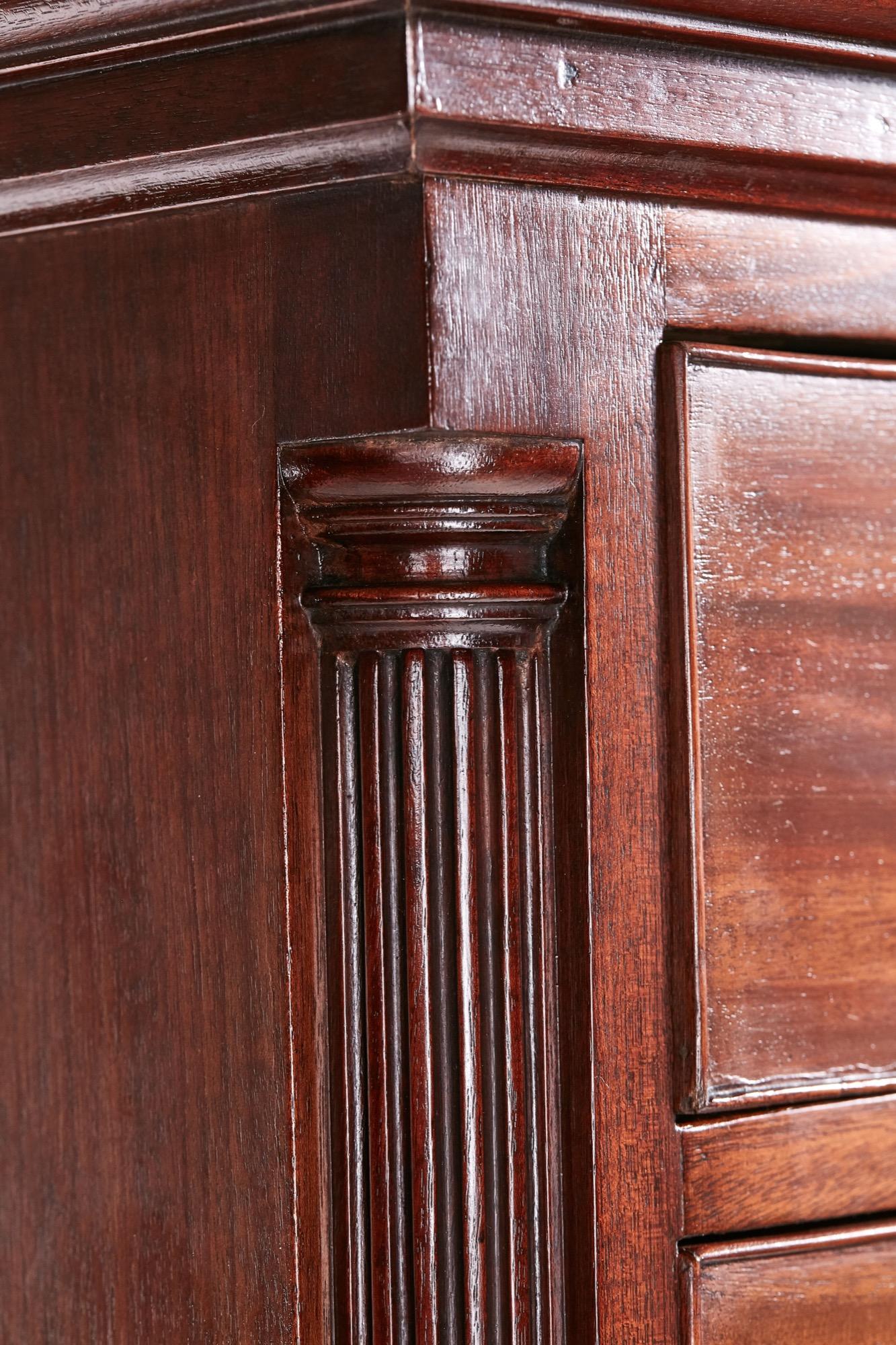 Antique Georgian 18th Century Mahogany Chest on Chest/Tallboy In Excellent Condition For Sale In Suffolk, GB