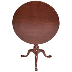 Antique Georgian 18th Century Mahogany Tripod Table