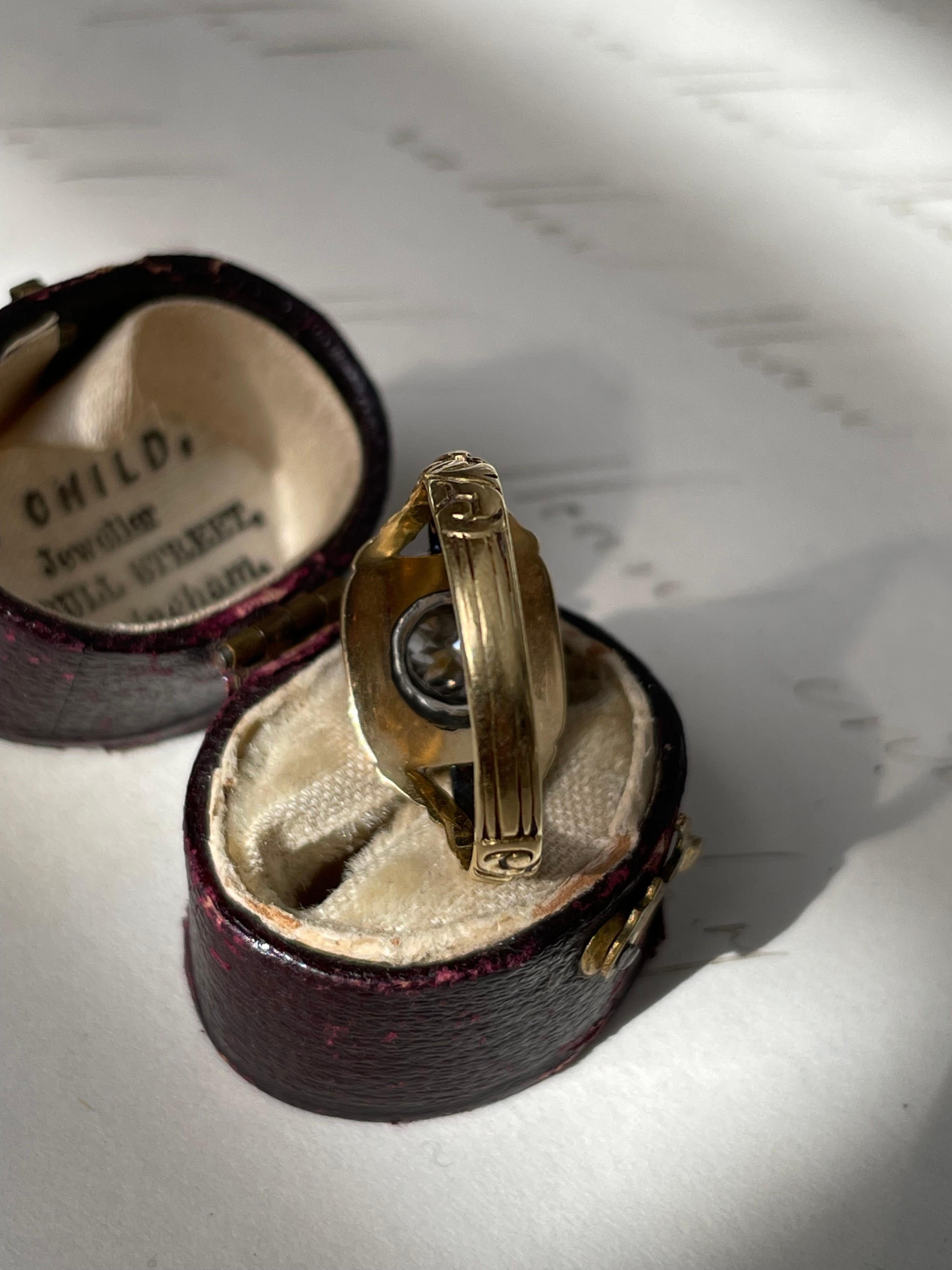 women's antique rings from 1800s
