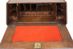 Antique Georgian Bureau, Oak Desk, Writing Table, Scotland 1800, H163