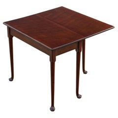 Antique Georgian c.1800 Mahogany Gateleg Drop-Leaf Dining Table- Fine Quality