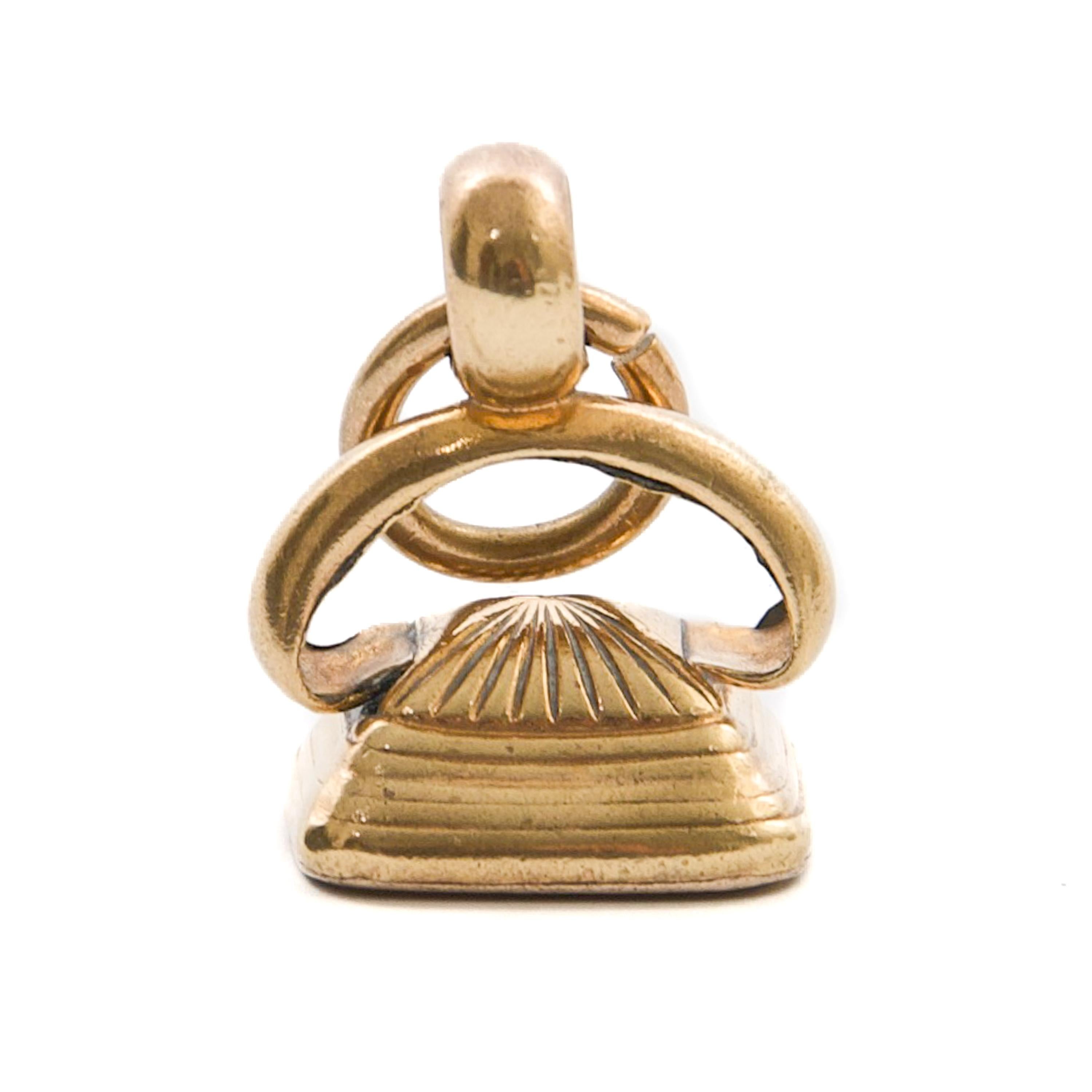 Antique Georgian Carnelian Small Fob Pendant For Sale 1