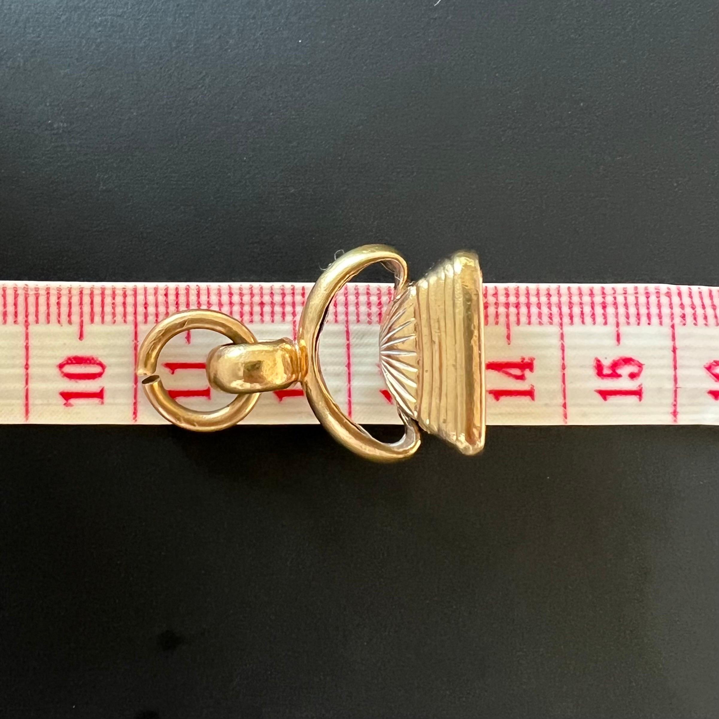 Antique Georgian Carnelian Small Fob Pendant For Sale 4