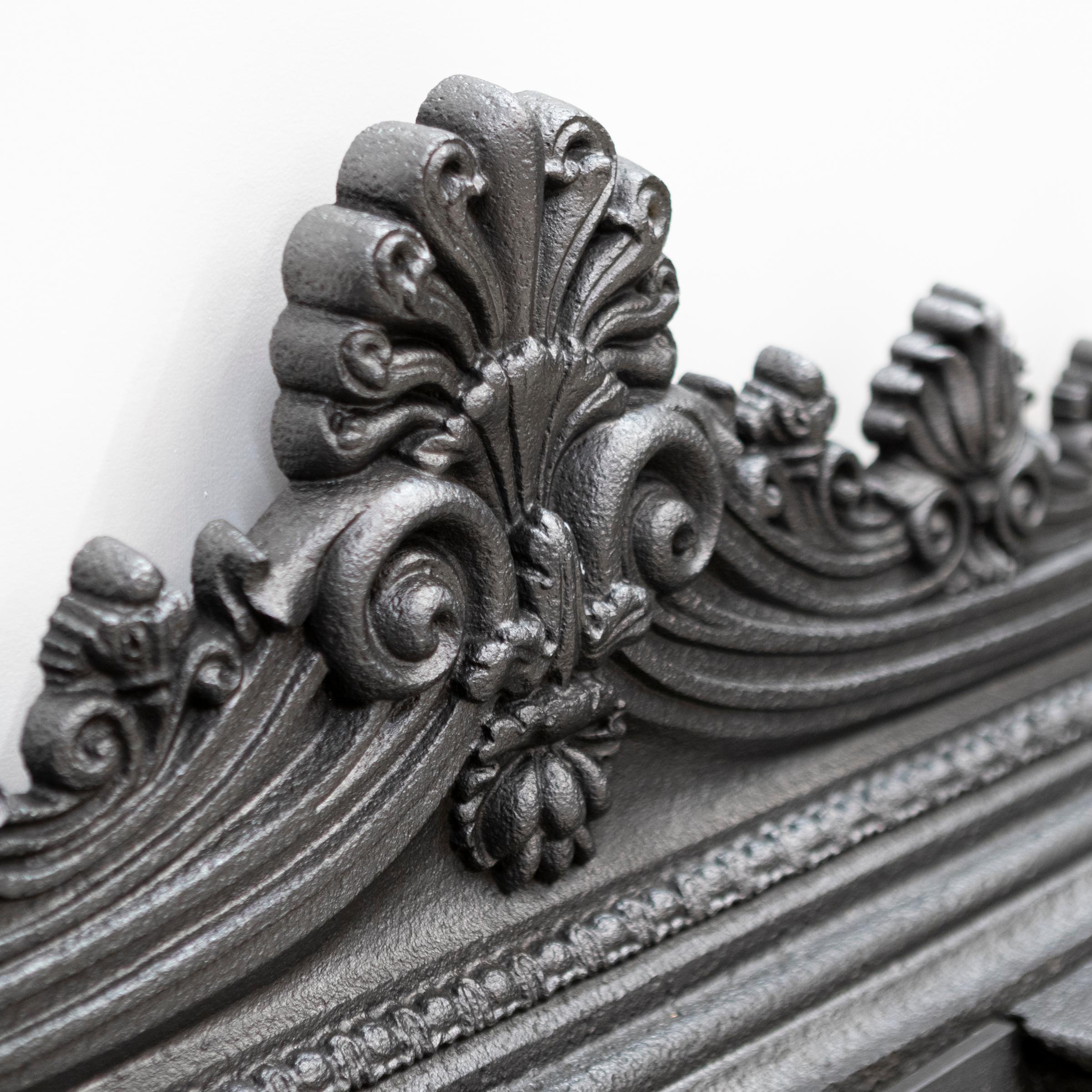 Antique Georgian Cast Iron Hob Grate For Sale 2