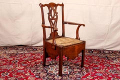 Antique Georgian Chamber Pot Armchair