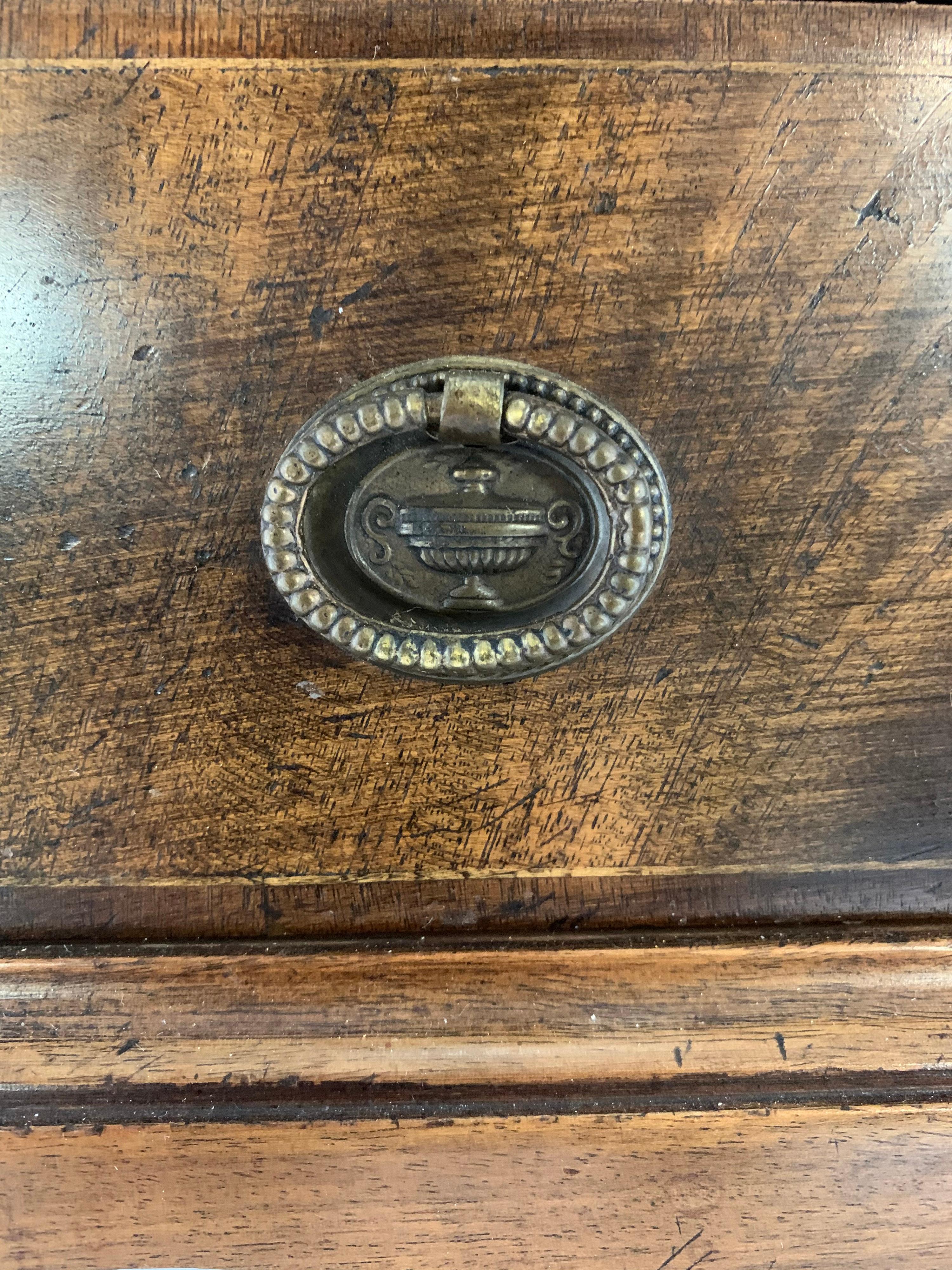 Antique Georgian Miniature Chest in Mahogany with Boxwood Stringing, ca. 1780s For Sale 5