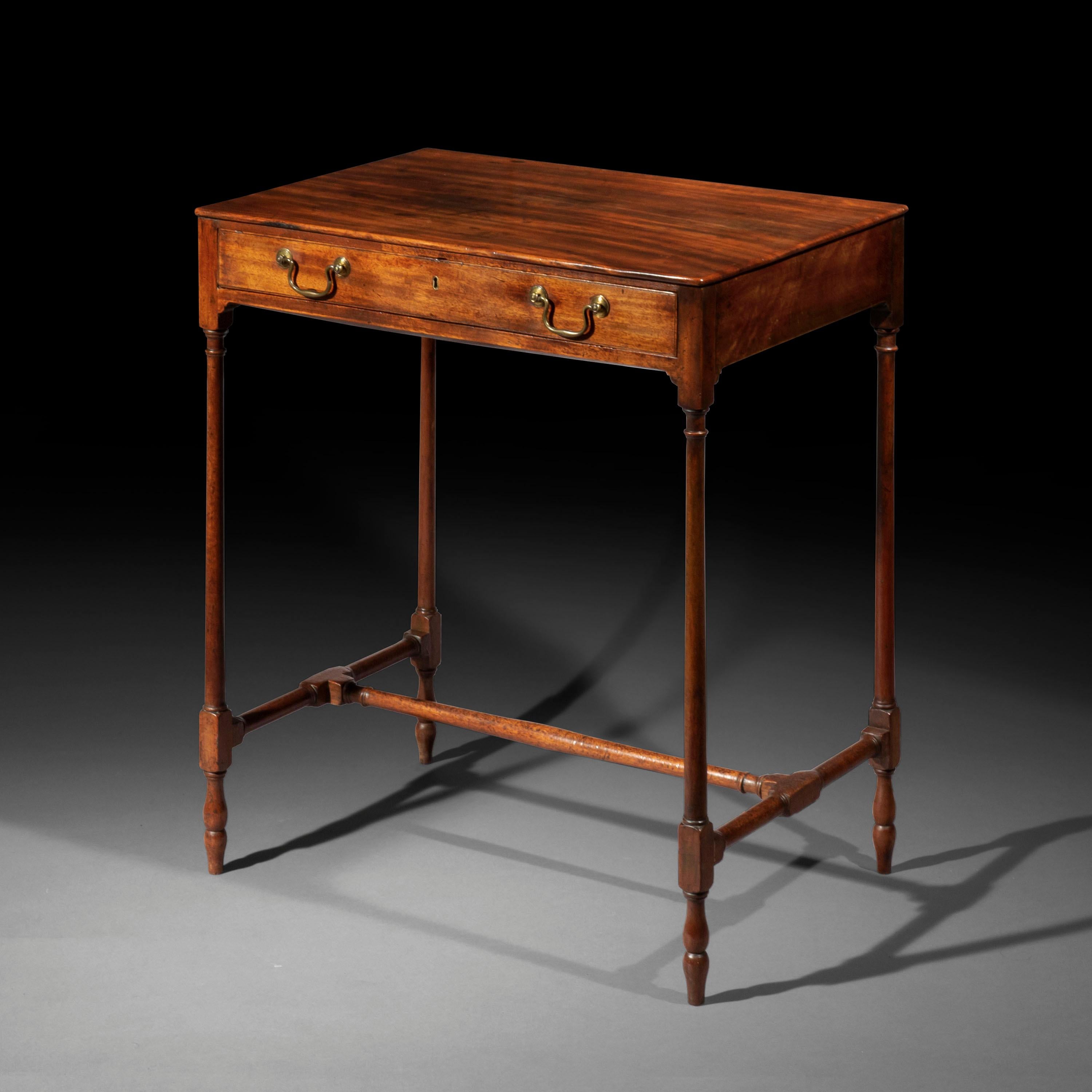 A rare 18th century George III Chippendale period 'Spider Leg' side table, attributable to ‘The Dumfries House Cabinet-Maker’.
English or Scottish, circa 1770.

Why we like it
We love the elegant simplicity of this table, the unusual thinness of its