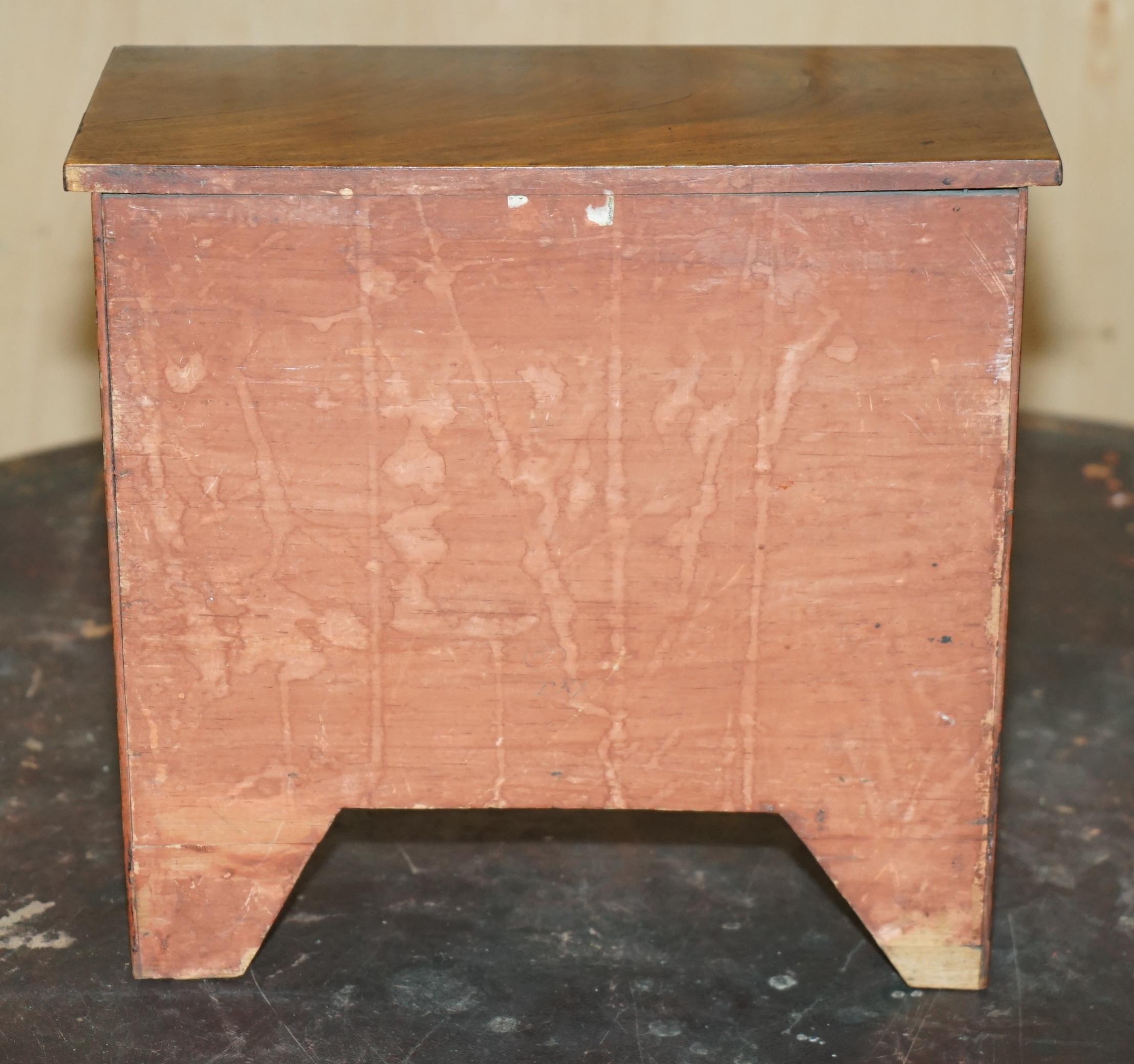 COFRE DE COLECCIONISTA ANTIGUO GEORGIANO CIRCA 1780-1820 ESPECIMEN DE CONCHA Madera dura en venta