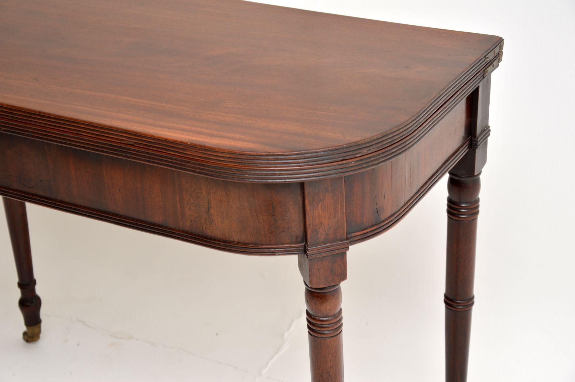 Wood Antique Georgian Console / Tea Table