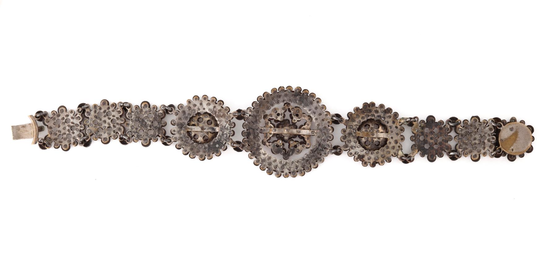 Antique Georgian Cut Steel Bracelet c. 1820 For Sale 1