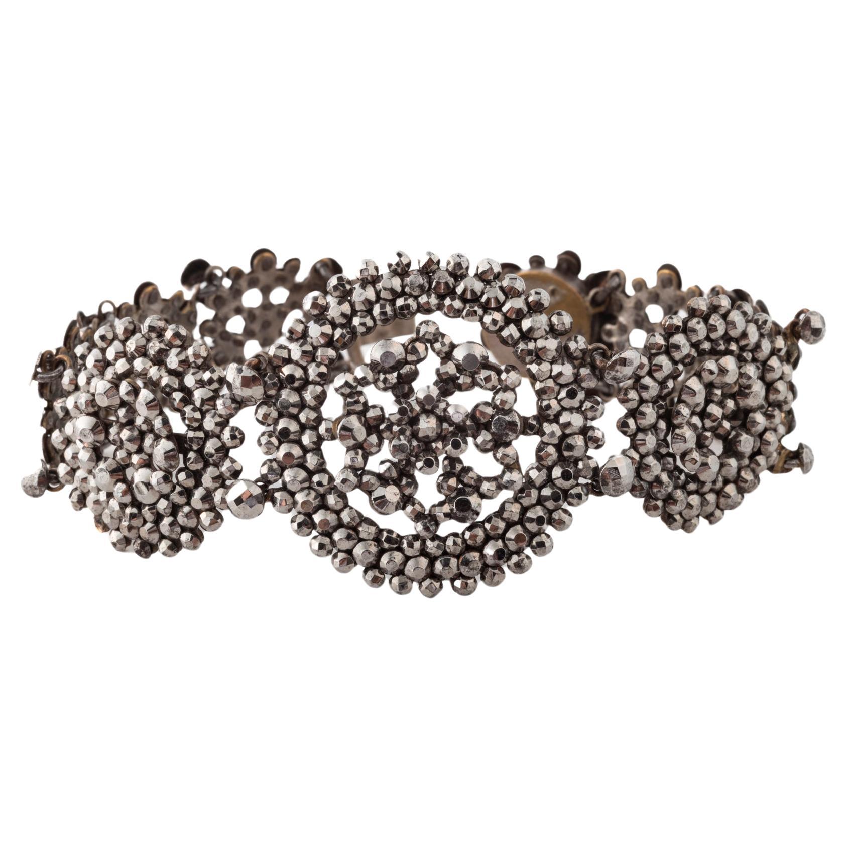 Antique Georgian Cut Steel Bracelet c. 1820