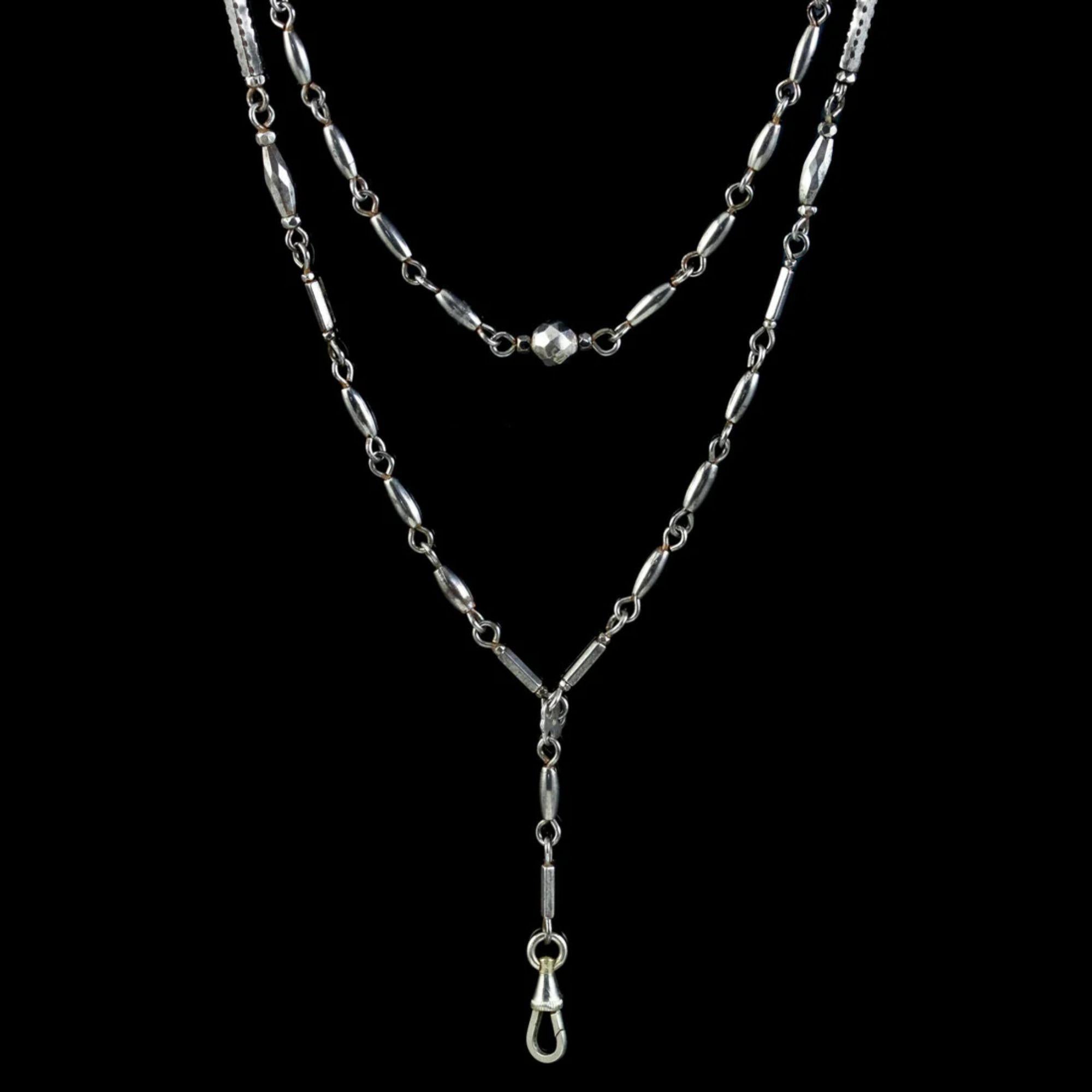 georgian cut steel necklace