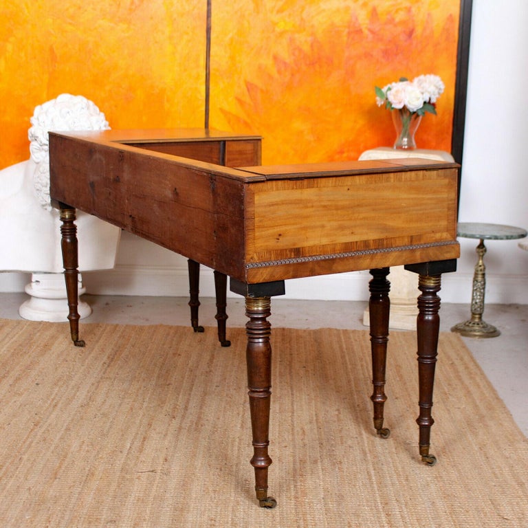 Antique Desk Converted Piano Mahogany at 1stDibs