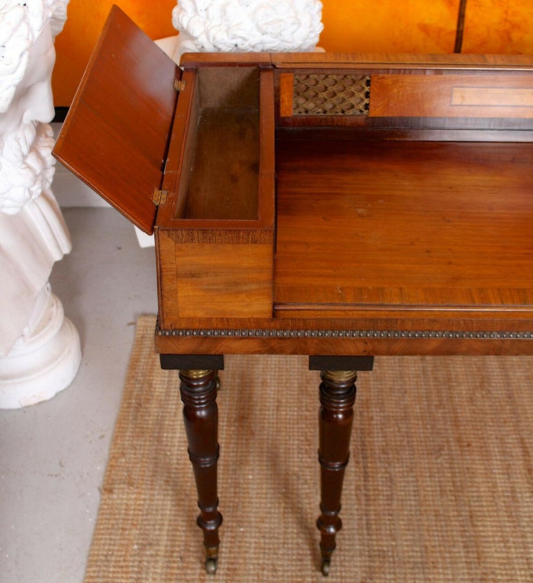 Antique Desk Converted Piano Mahogany at 1stDibs