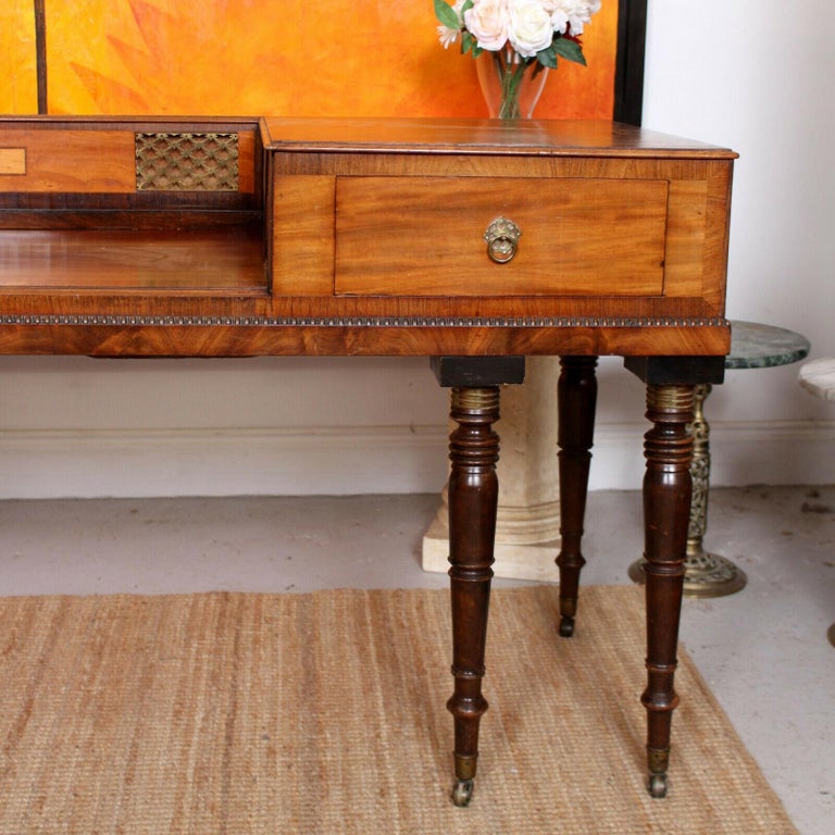 Antique Desk Converted Piano Mahogany at 1stDibs
