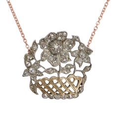 Antique Georgian Diamond Giardinetti Necklace