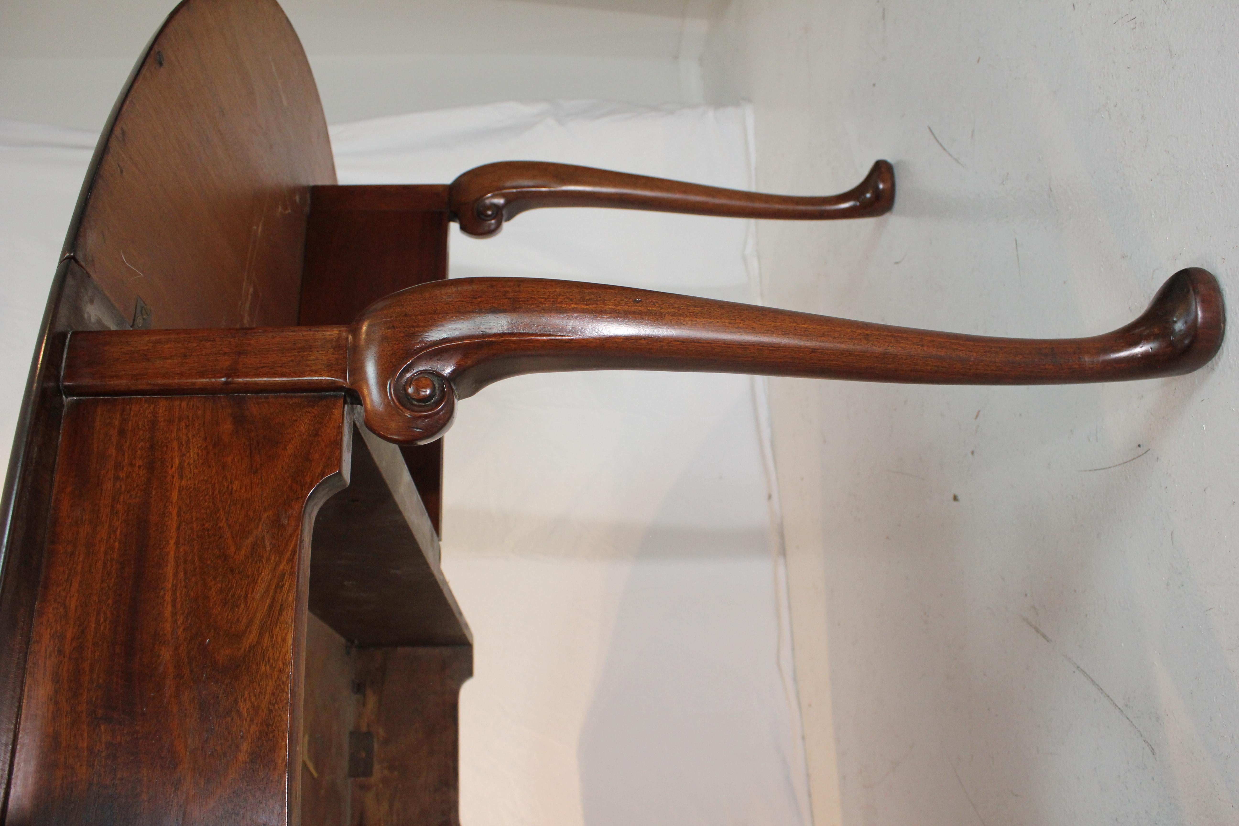XIXe siècle Table de salle à manger géorgienne ancienne à double abattant, début du 19ème siècle en vente