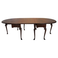 Antique Georgian Double Drop Leaf Gateleg Dining Table Early 19th Century
