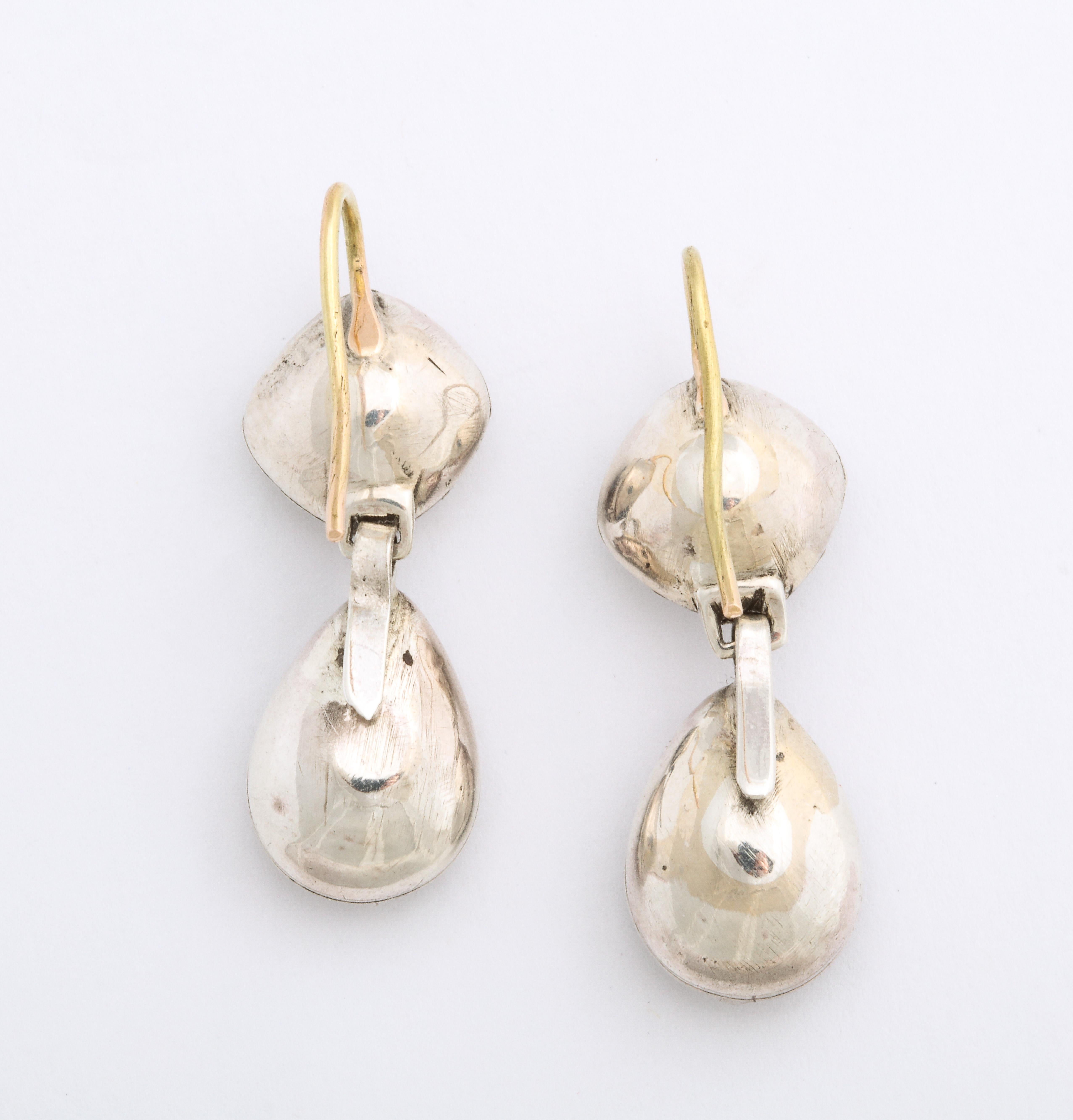 antique crystal earrings