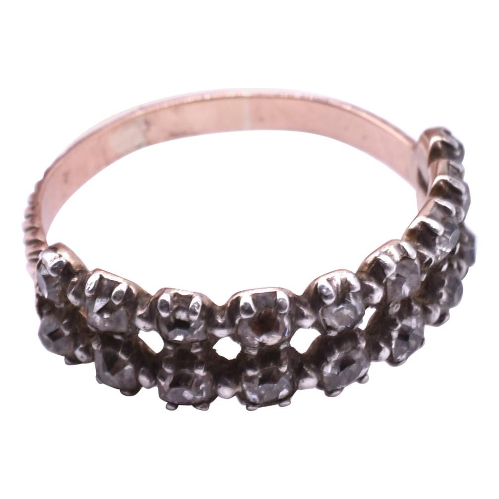 georgian half loop ring