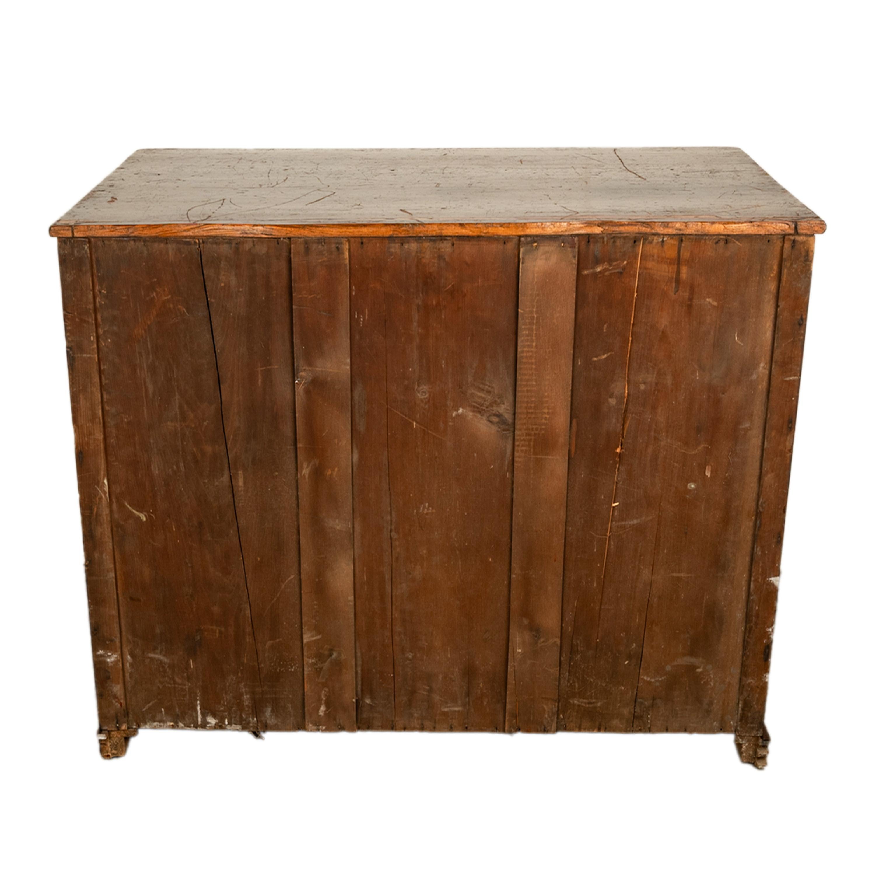 Ancienne commode géorgienne à 7 tiroirs, modèle de plan d'architecte, 1820 en vente 11