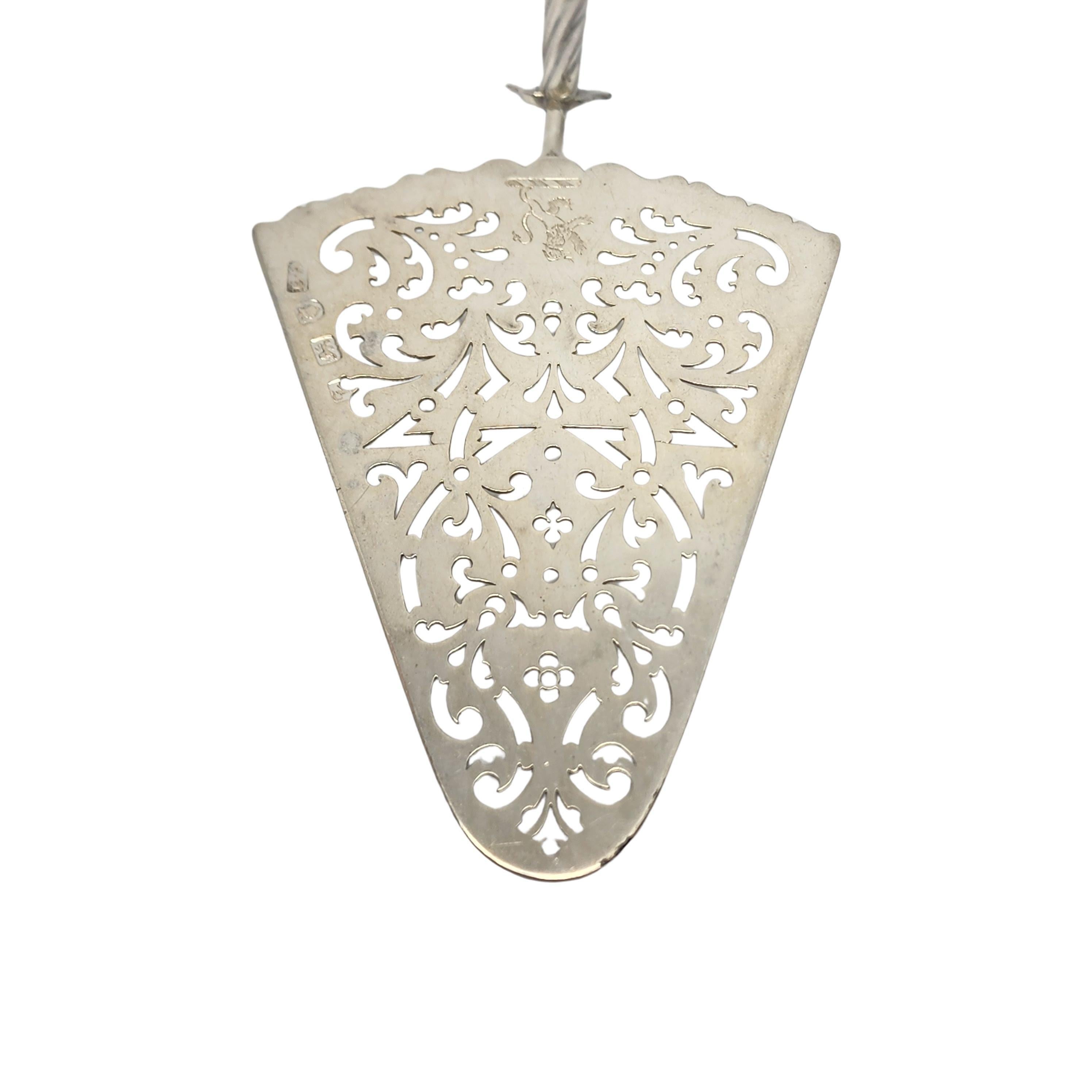 Antico server a fetta di pesce in argento sterling georgiano Edward Aldridge II #18208 in vendita 3