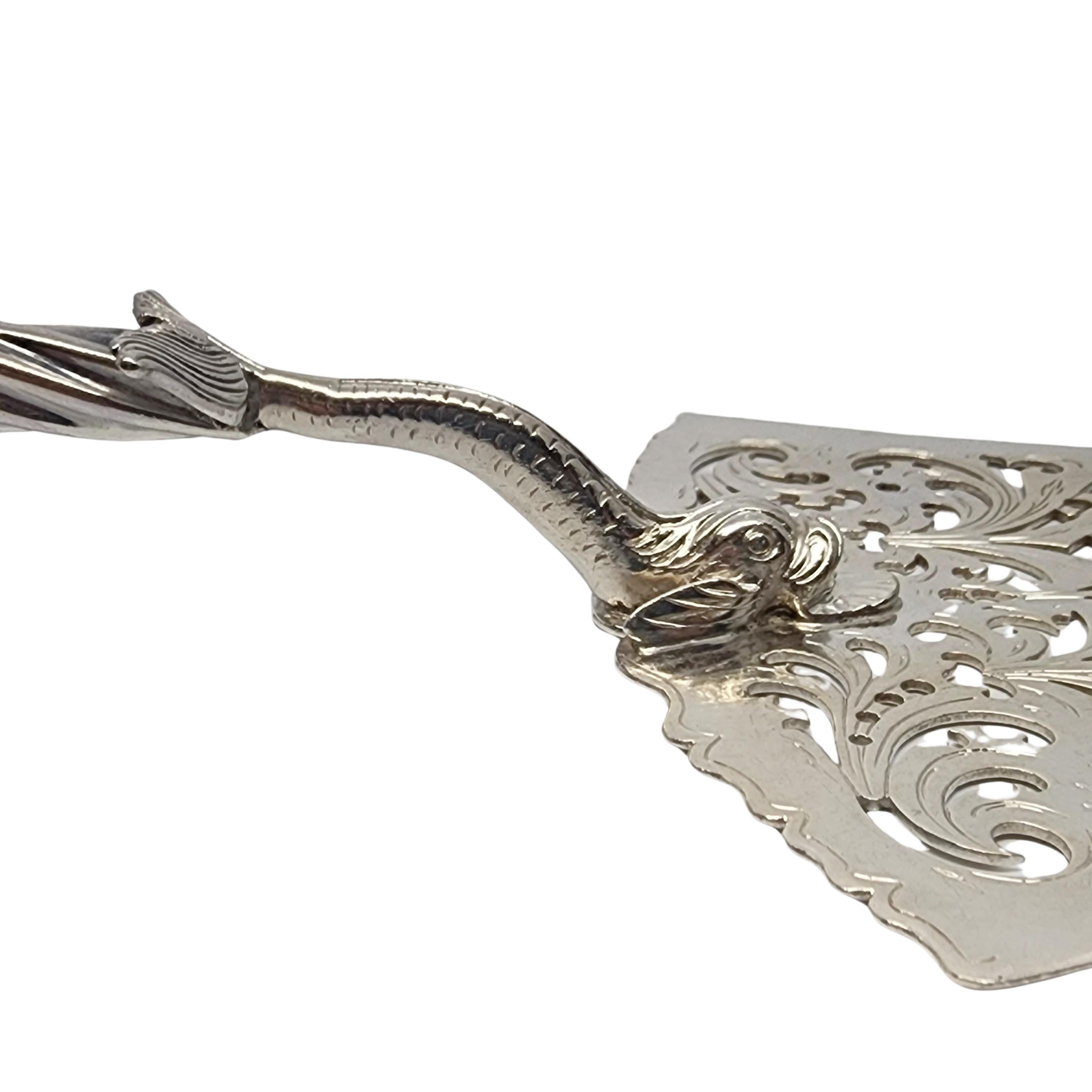 Antico server a fetta di pesce in argento sterling georgiano Edward Aldridge II #18208 in vendita 4