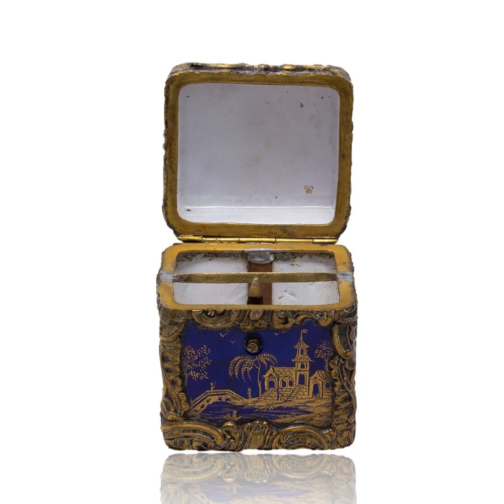 Antique Georgian English Chinoiserie Etui Nécessaire Card Case 7