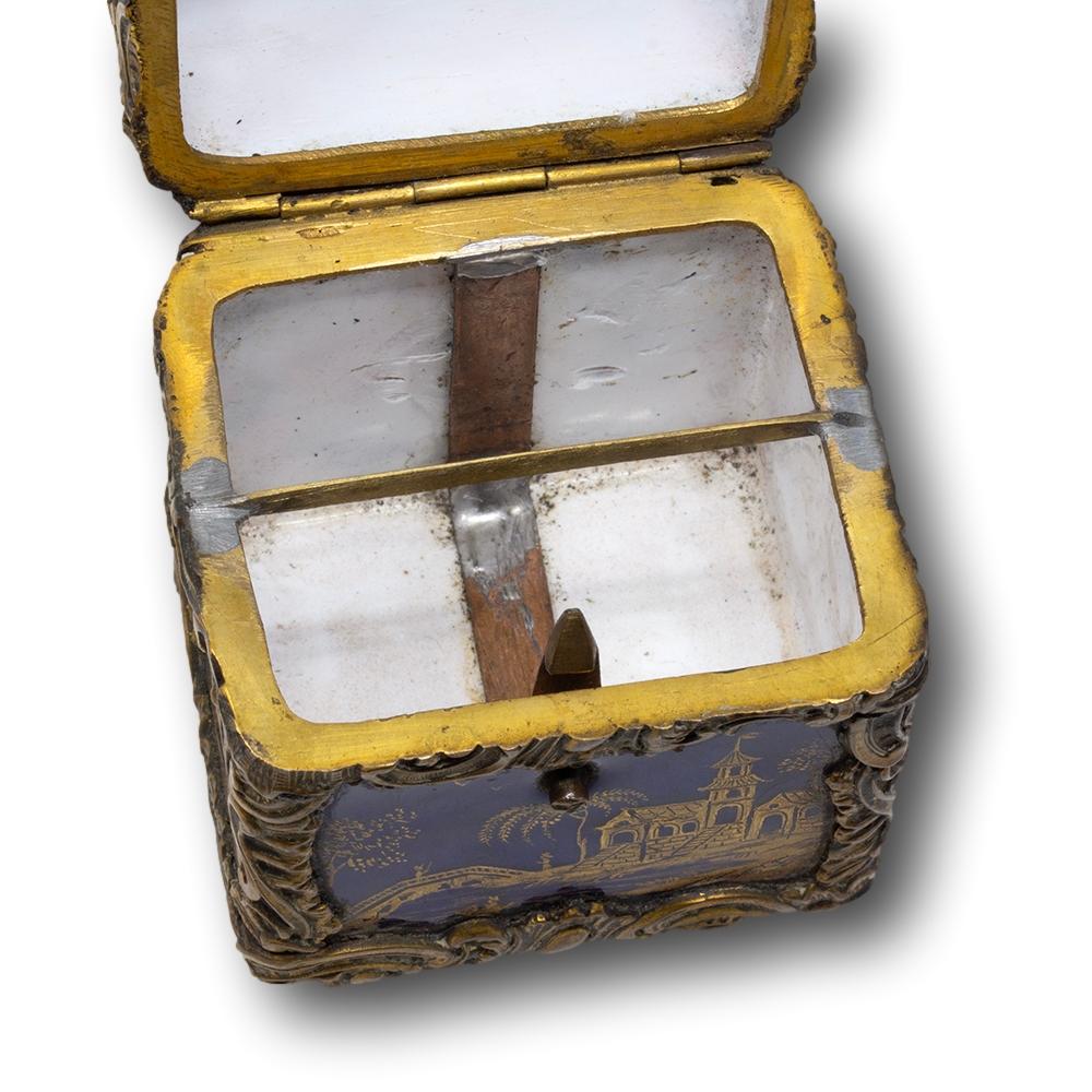 Antique Georgian English Chinoiserie Etui Nécessaire Card Case 8