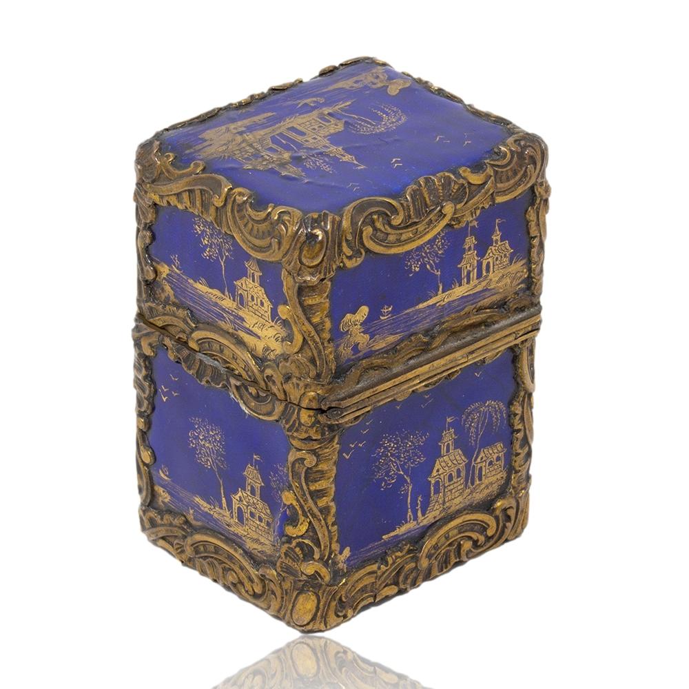 George III Antique Georgian English Chinoiserie Etui Nécessaire Card Case