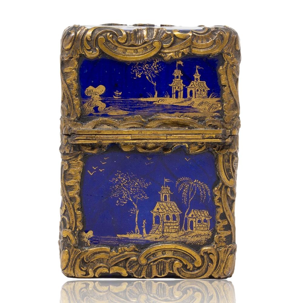 18th Century Antique Georgian English Chinoiserie Etui Nécessaire Card Case