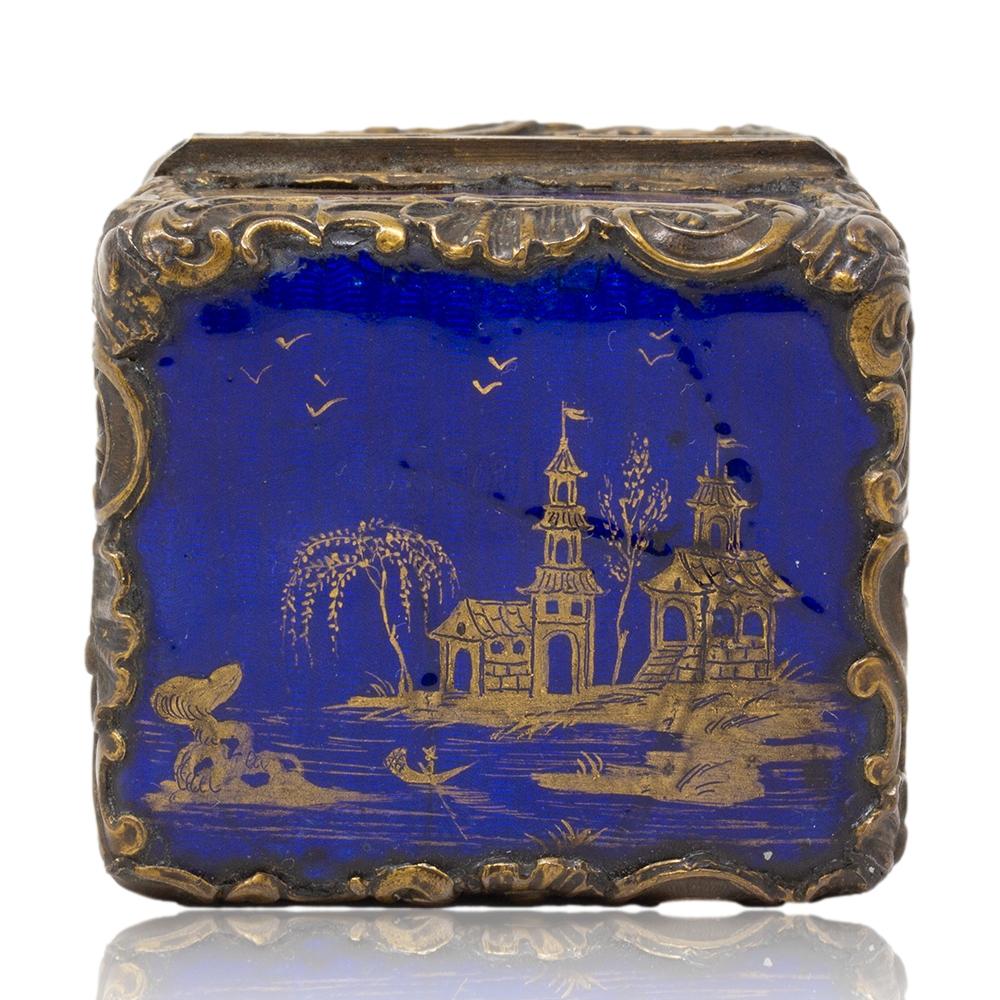 Antique Georgian English Chinoiserie Etui Nécessaire Card Case 1