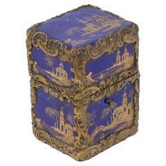 Antique Georgian English Chinoiserie Etui Nécessaire Card Case