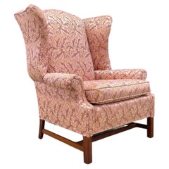 Antique Georgian English Style Wing Back Lounge Chair