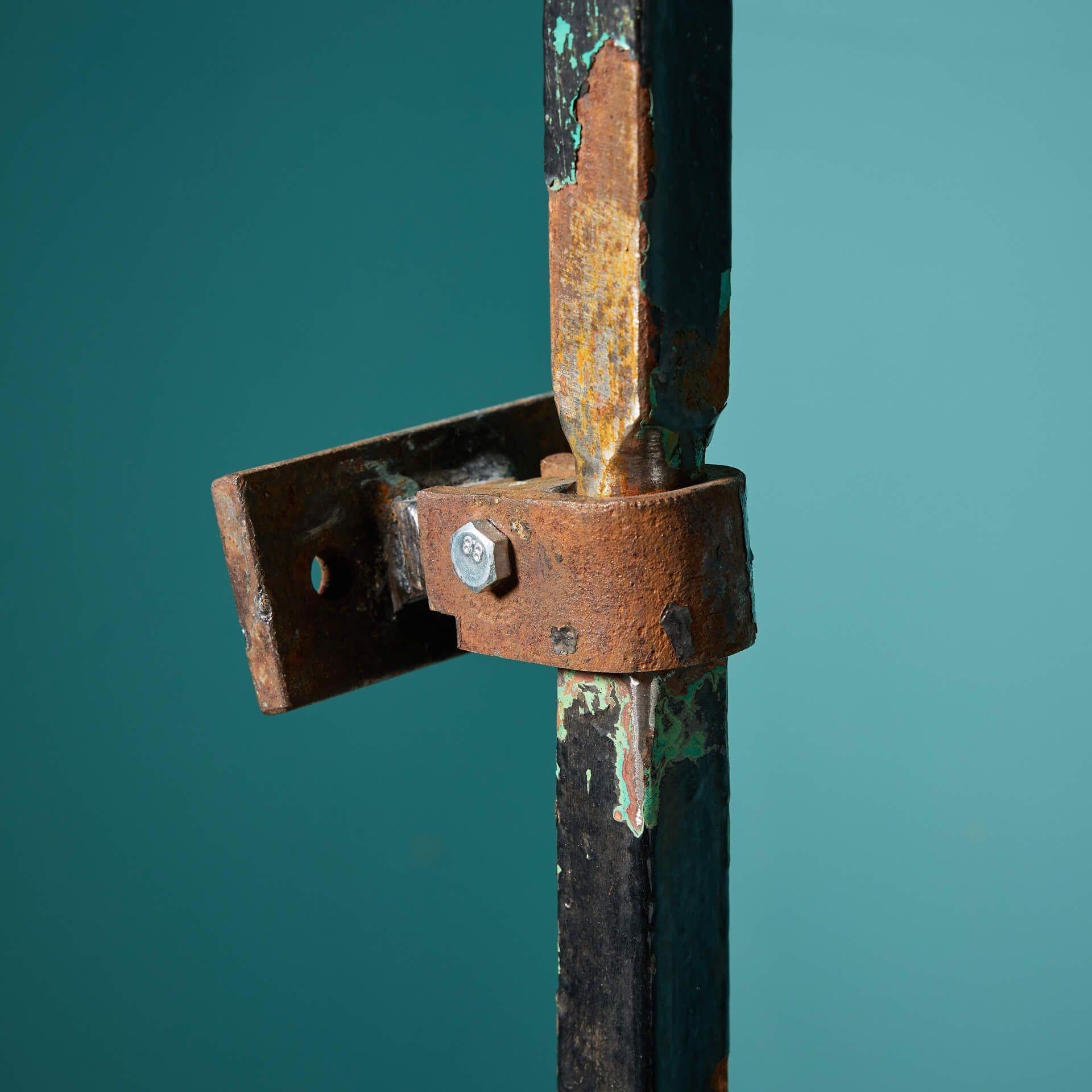 Antico cancello da giardino in ferro battuto di epoca georgiana In condizioni discrete in vendita a Wormelow, Herefordshire