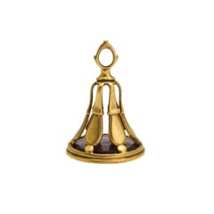 Antique Georgian "First Roman Triumvirate" Intaglio Seal Fob Pendant