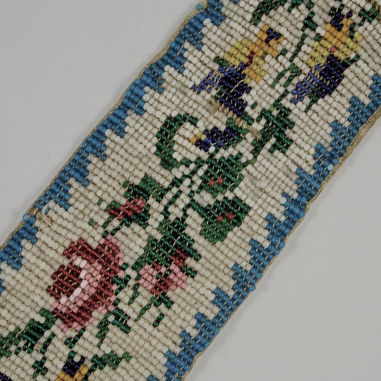 embroidered silk bracelet