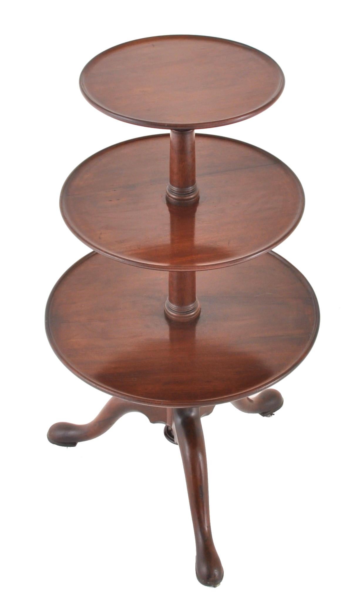 3 tier antique table