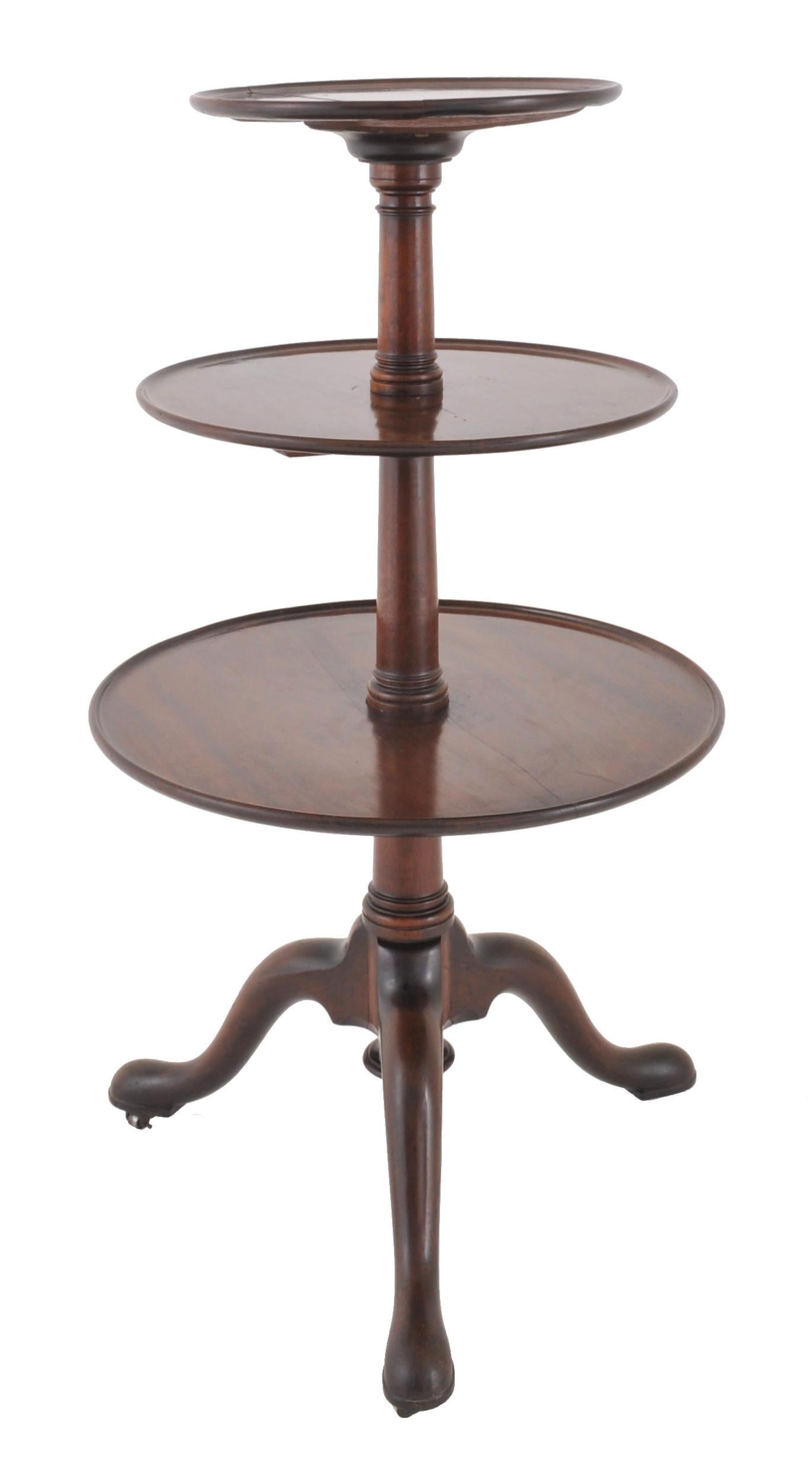 antique 3 tier table