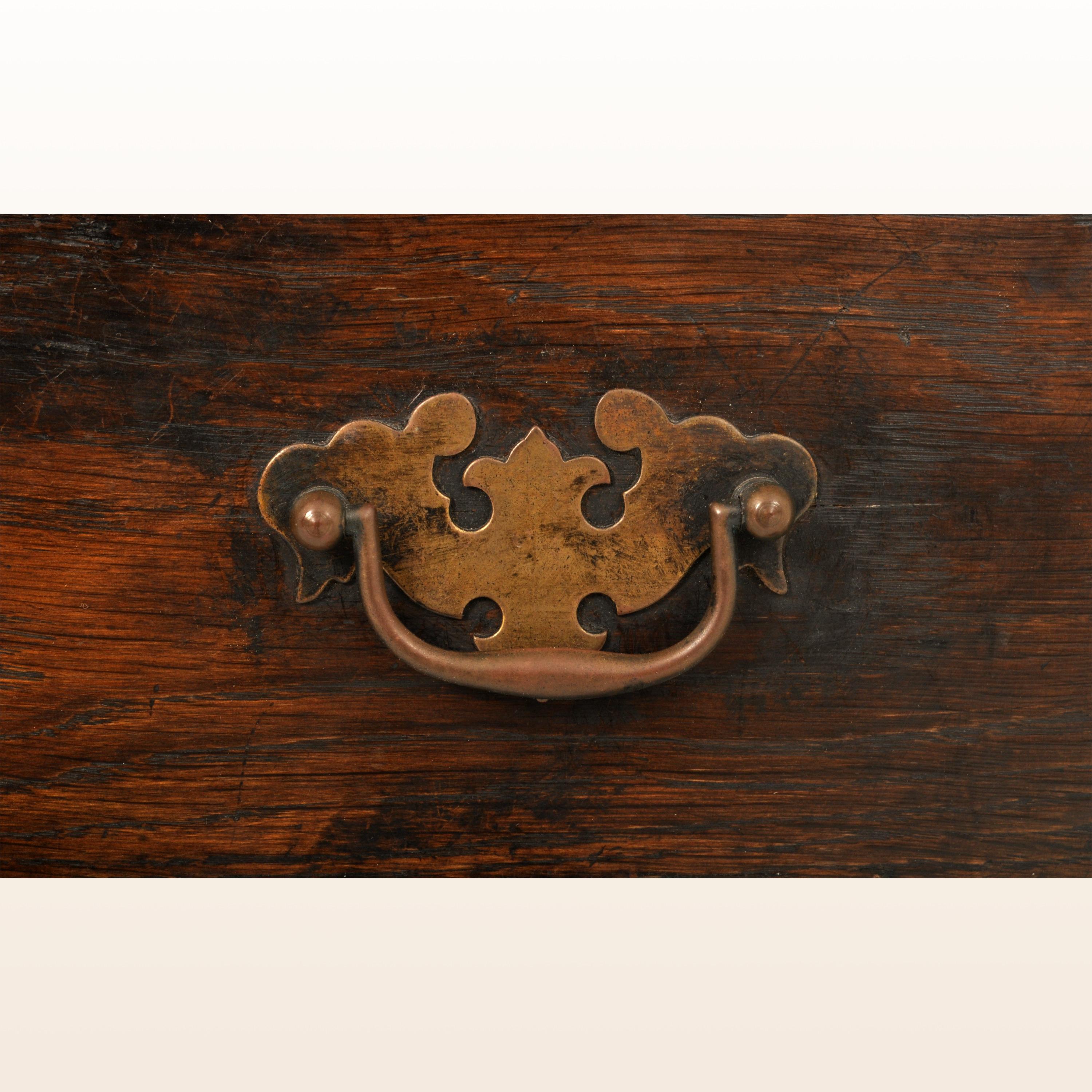 Antique Georgian George III Oak Welsh South Wales Dresser with Plate Rack, 1780 4