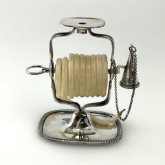 Antique Georgian George III Sterling Silver Wax Jack, 1805