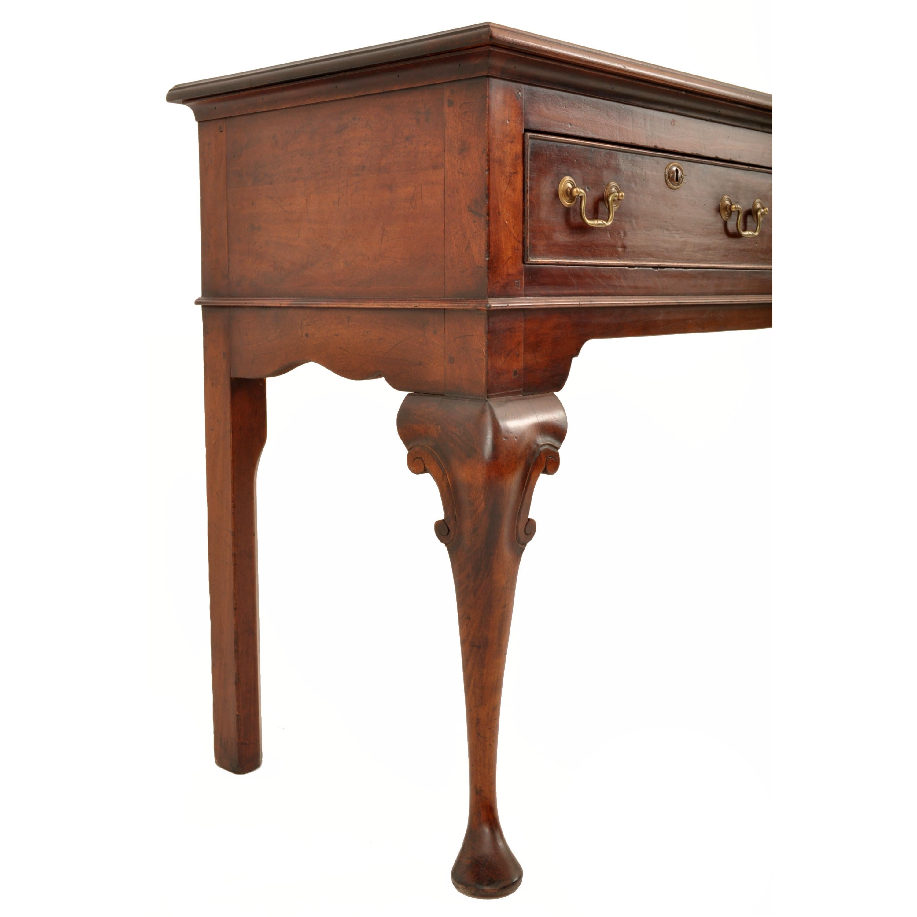Antique Georgian George III Walnut Long Welsh Dresser Base Server Table, 1760 5