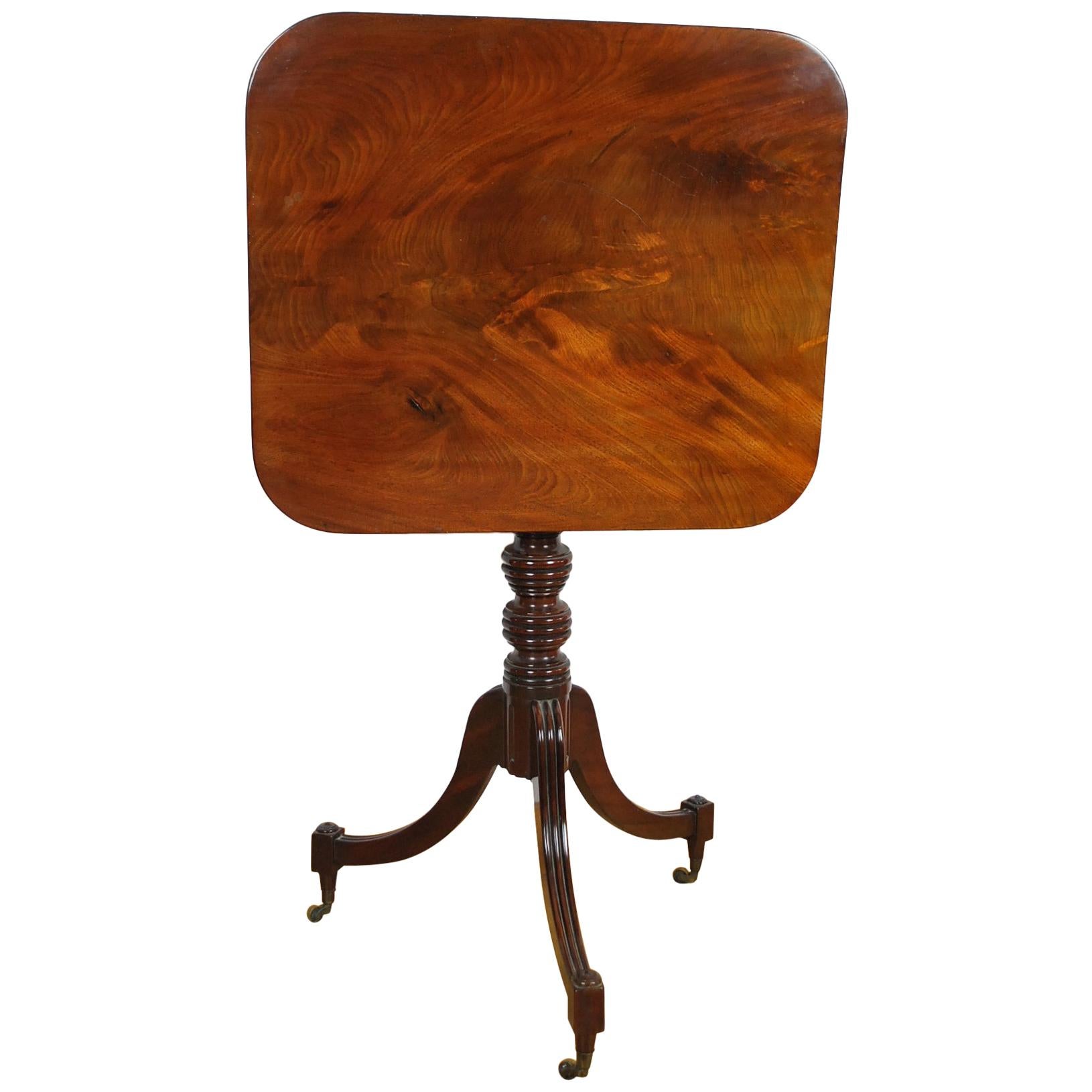 Antique Georgian Gillows Tripod/ Occasional Table  For Sale