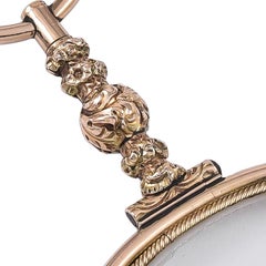 Antique Georgian Gold Quizzing Glass Pendant