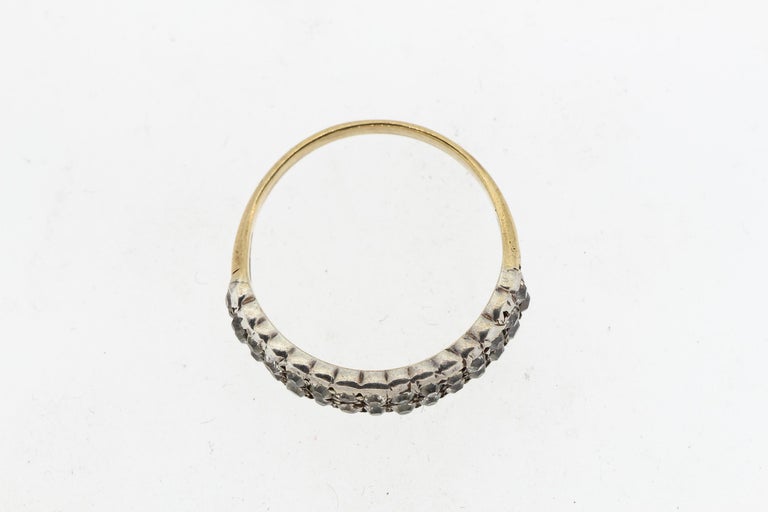 Antique c.1805 Georgian Half Hoop Ring
