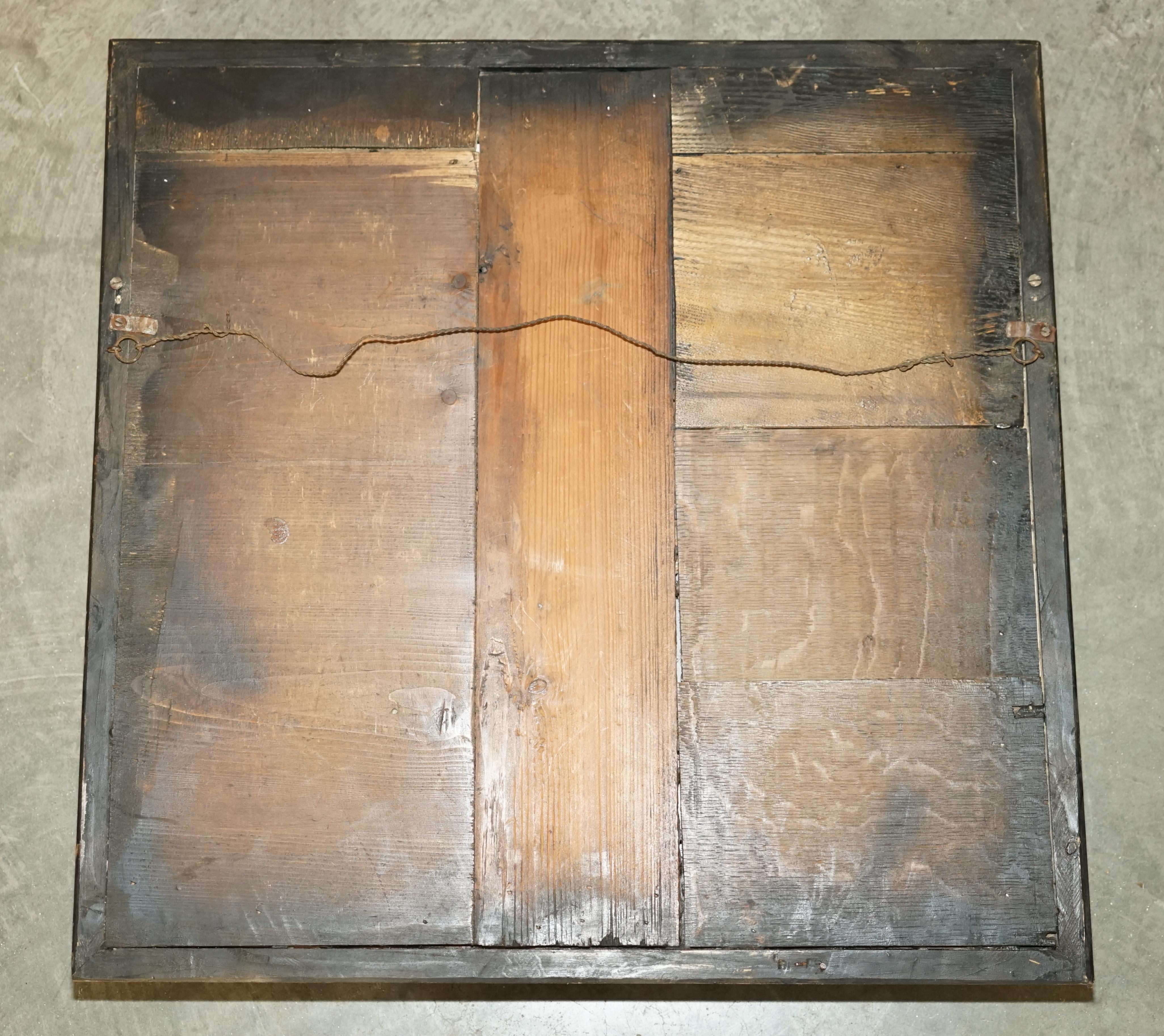 ANTIQUE GEORGIAN HEAVILY BURR BURL AMBOYNA CUSHION FRAMED MIRROR PANELED BACk For Sale 6