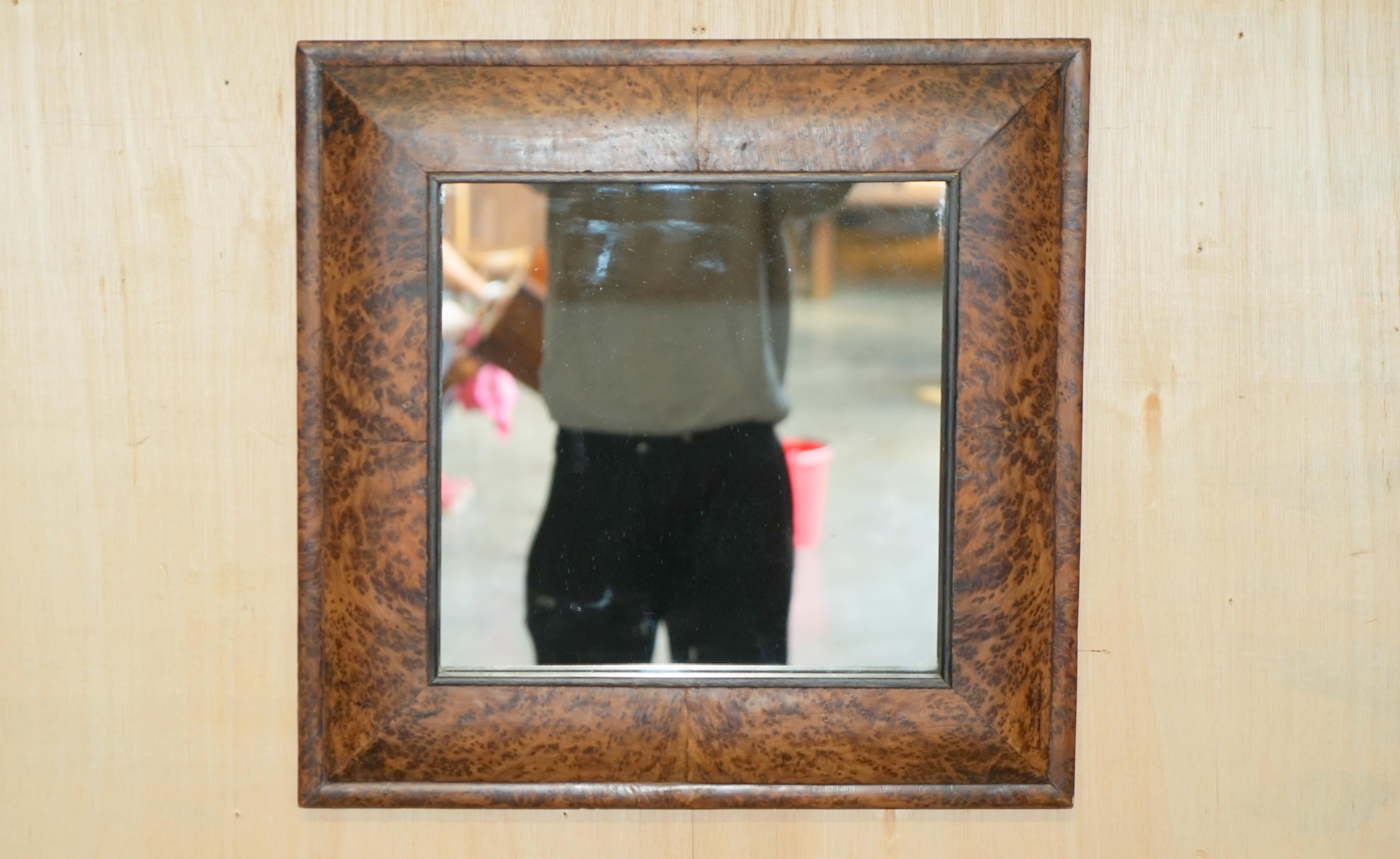 Royal House Antiques

Royal House Antiques is delighted to offer for sale this super rare and highly collectable antique Georgian early 19th century cushion framed mirror with exquisite burr & burl Amboyna wood frame

Please note the delivery fee