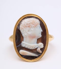 Antique Georgian Hercules Cameo Ring