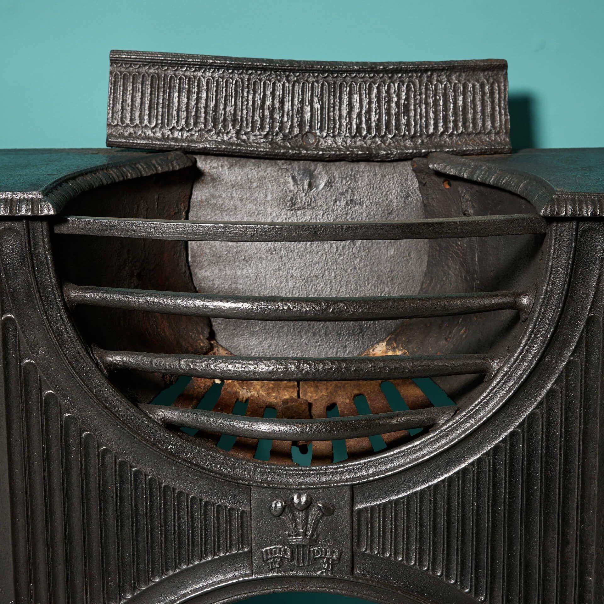 Victorien Grille de table de cuisson ancienne en sablier de style géorgien par Carron Iron Co. en vente