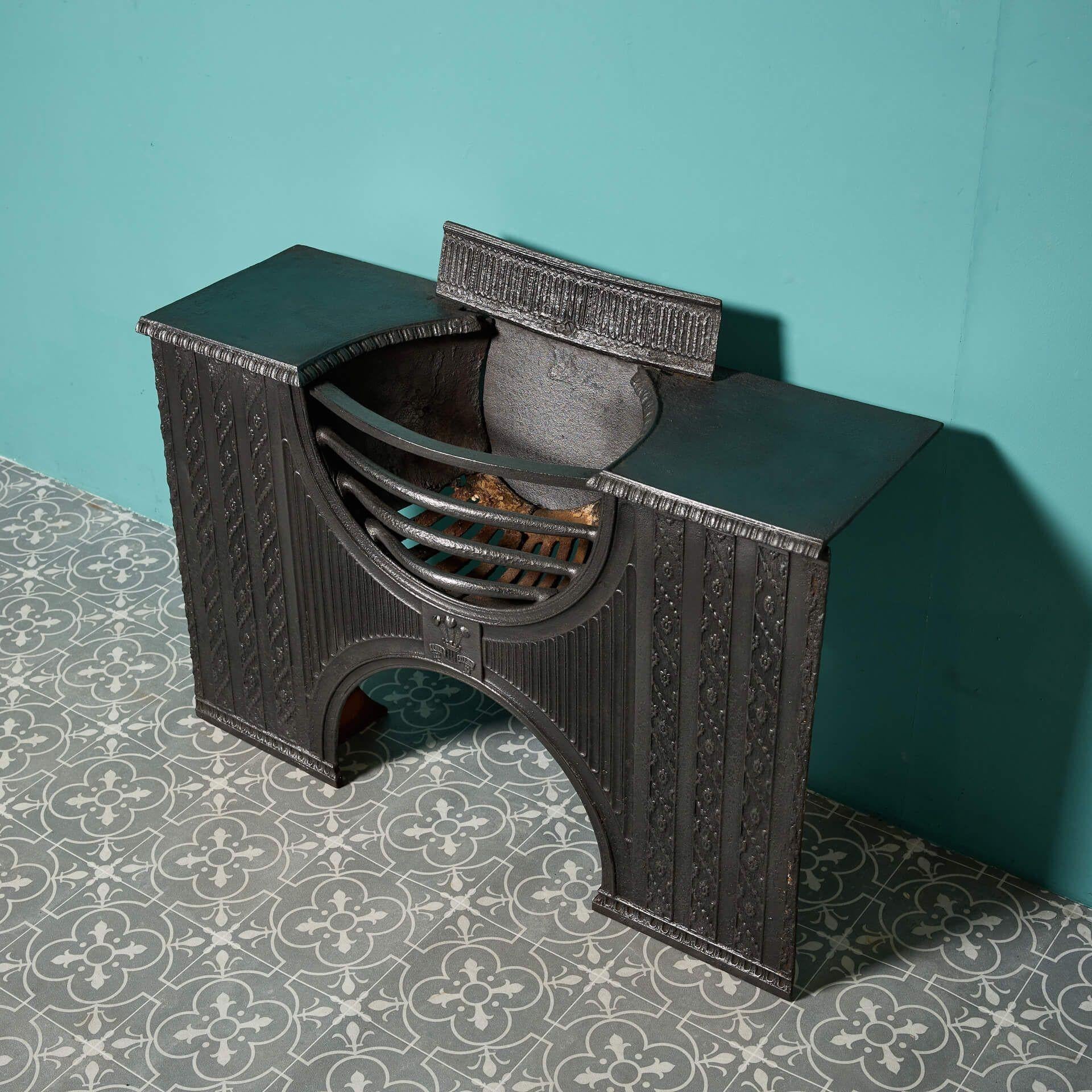 XIXe siècle Grille de table de cuisson ancienne en sablier de style géorgien par Carron Iron Co. en vente